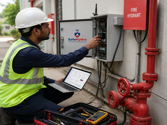 Hydrant Line Transducer Hookup